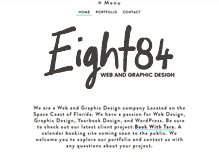 Tablet Screenshot of eight84.com